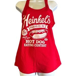 Next Level Apparel Red tank top. Fun foodie top for a fun summer wear!